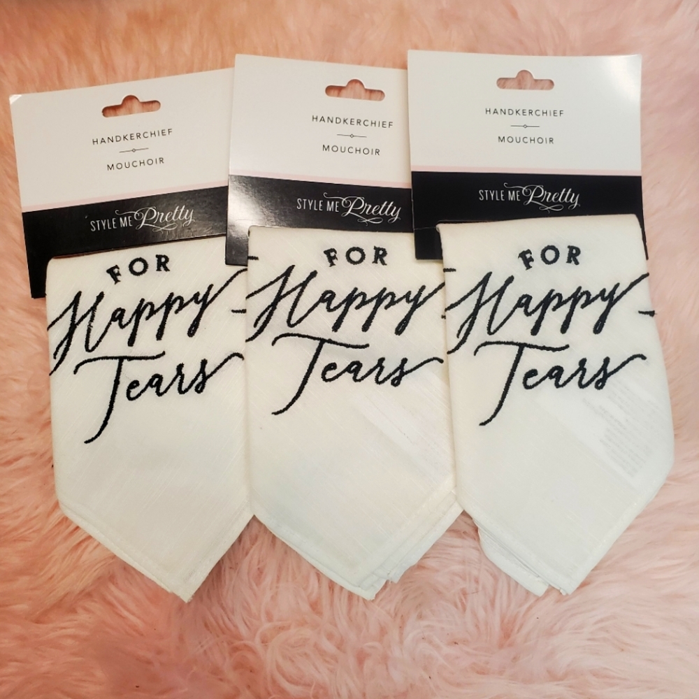 Handkerchief for happy tears nwt